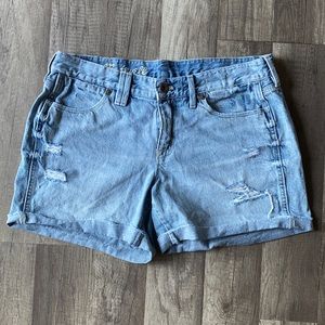 Madewell Light Blue Jean Shorts